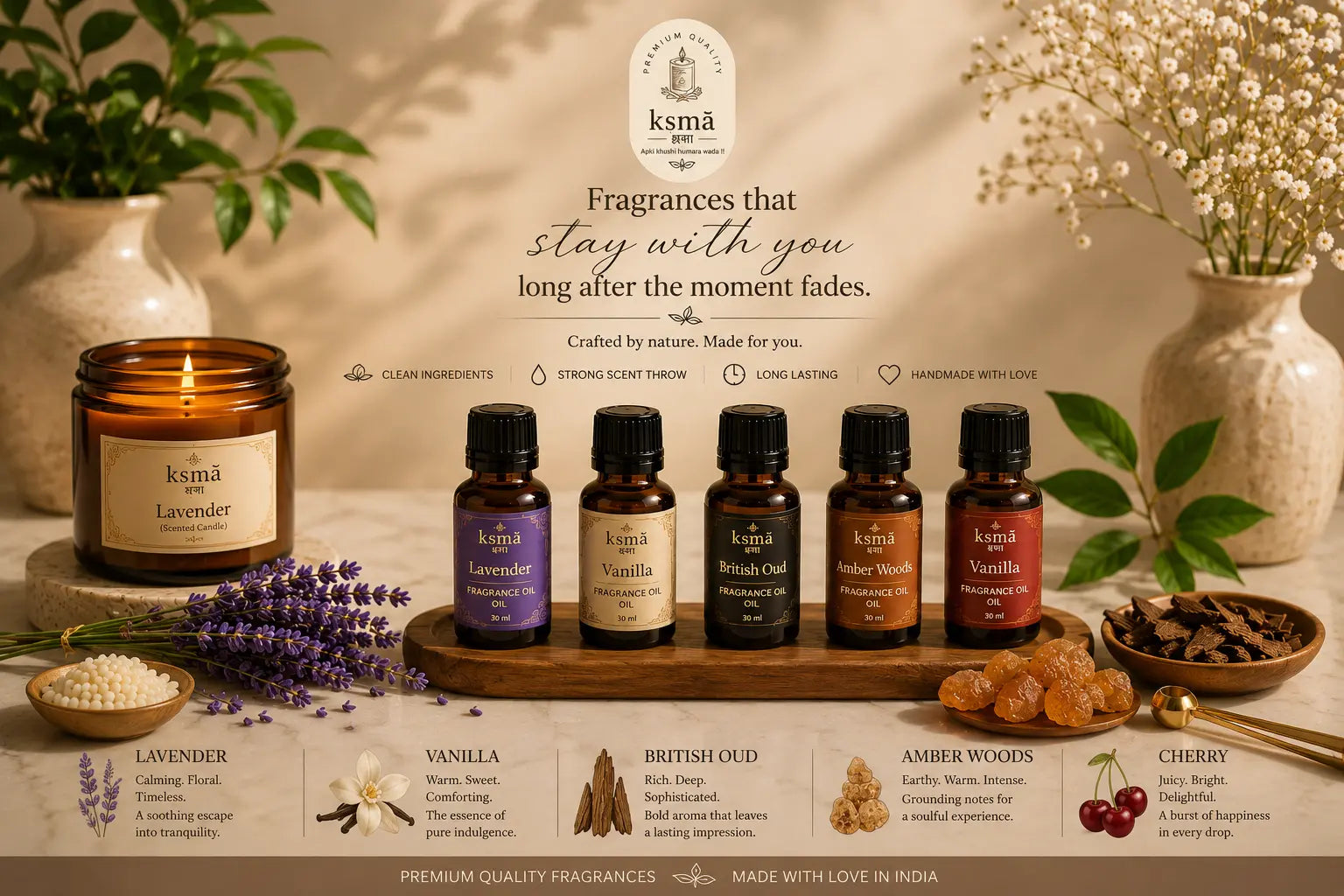 Best Candle Fragrance Oils for Strong Scent Throw in India