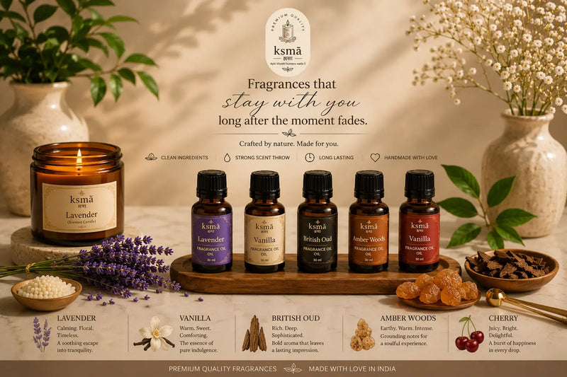 Best Candle Fragrance Oils for Strong Scent Throw in India