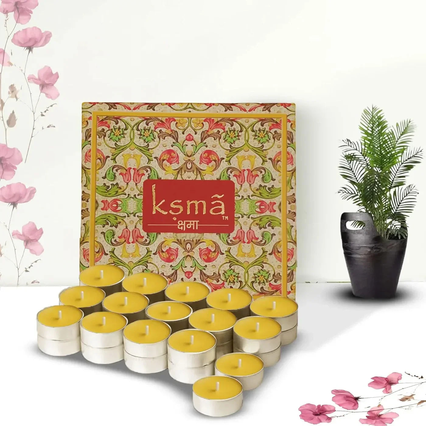 KSMA Ghee Diya Tealight Candles – A Divine Blend of Tradition, Purity, and Modern Convenience
