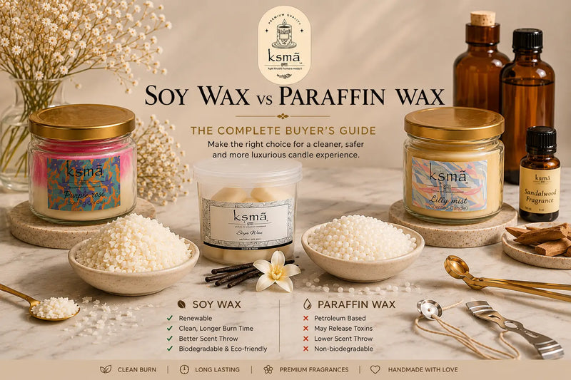 Soy Wax vs Paraffin Wax: Which Should You Choose for Candle Making?