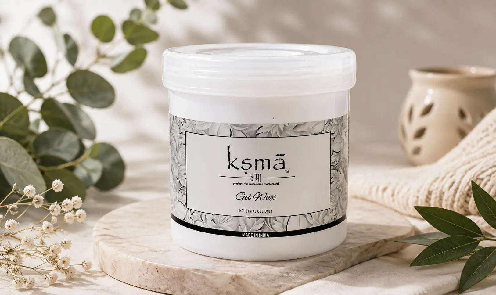 KSMA Gel Wax for Hair Styling and Candle Making – Easy and Smart Choice for Daily Use