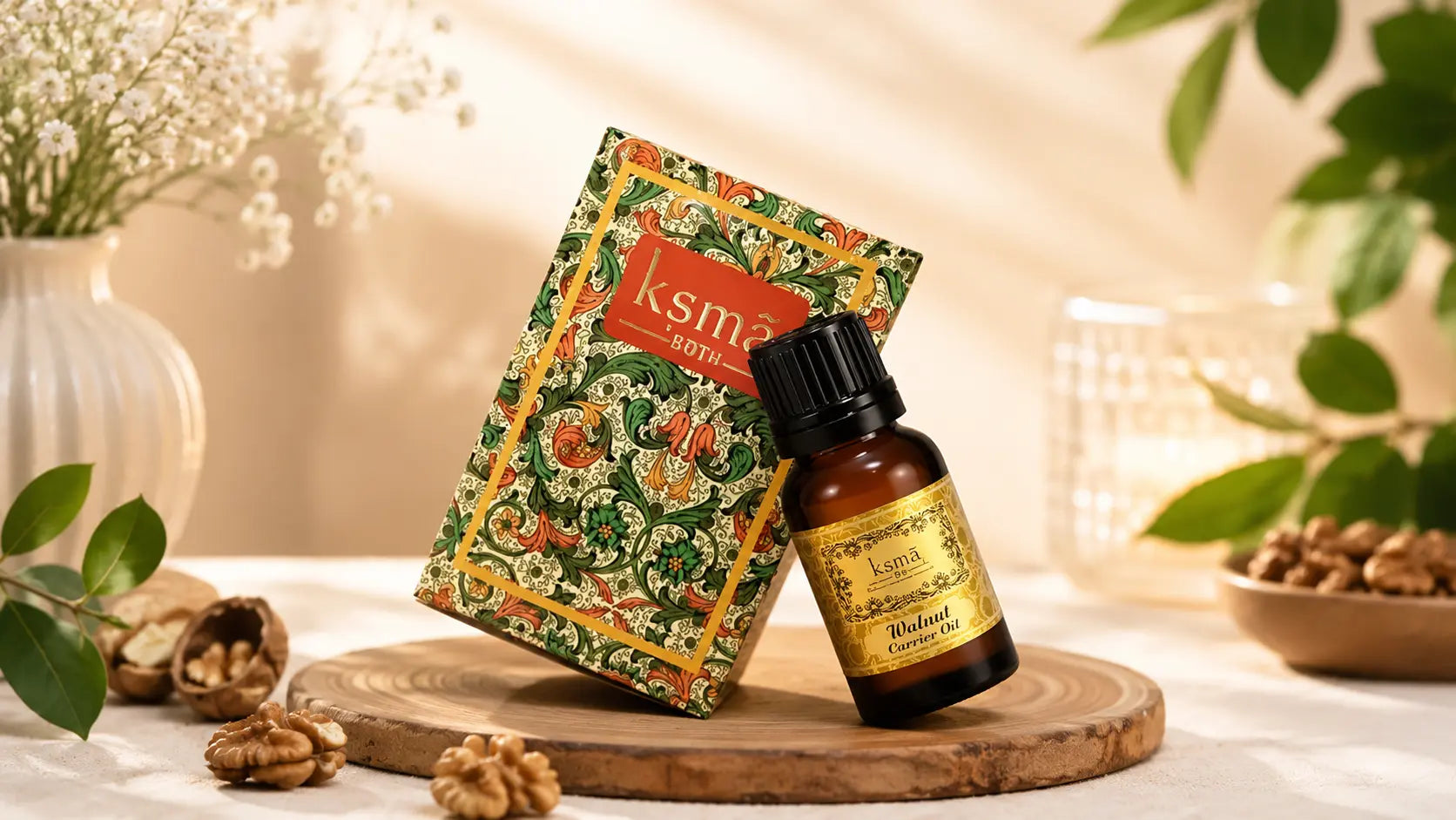KSMA Walnut Oil Benefits Guide: Simple Ways to Use Walnut Oil for Hair, Face and Daily Life