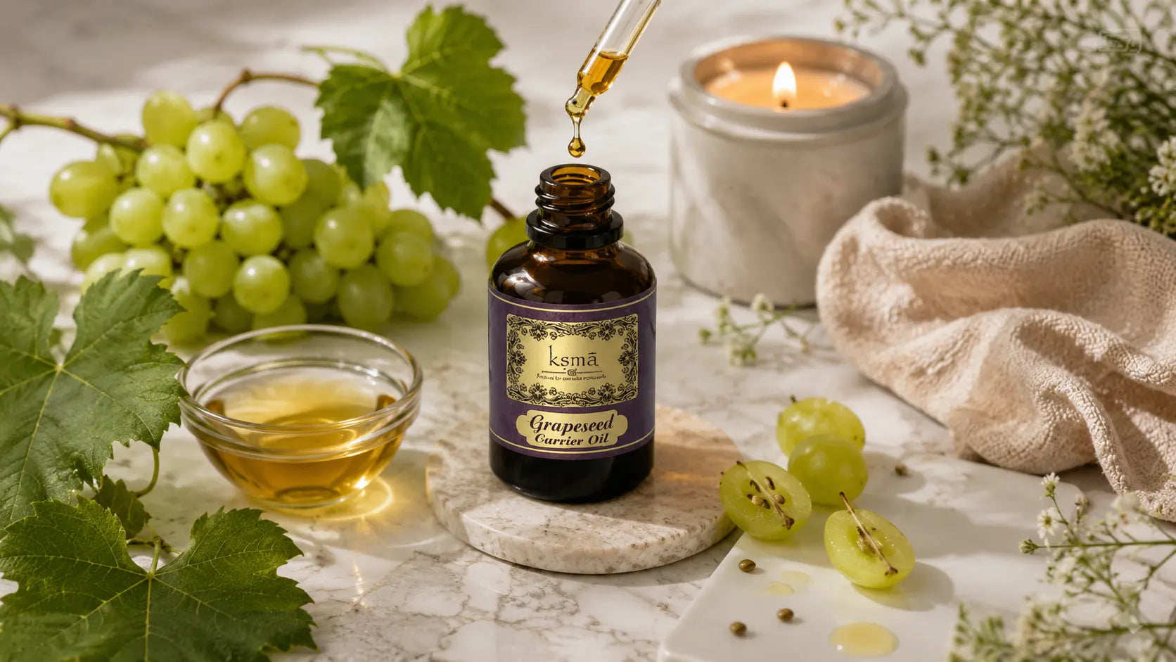 Grapeseed Oil for Face — Lightweight Moisturiser Benefits