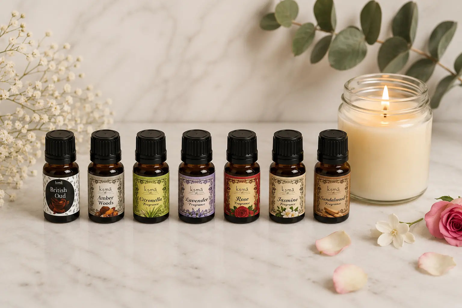 Top 7 Fragrance Oils for Candle Making in India