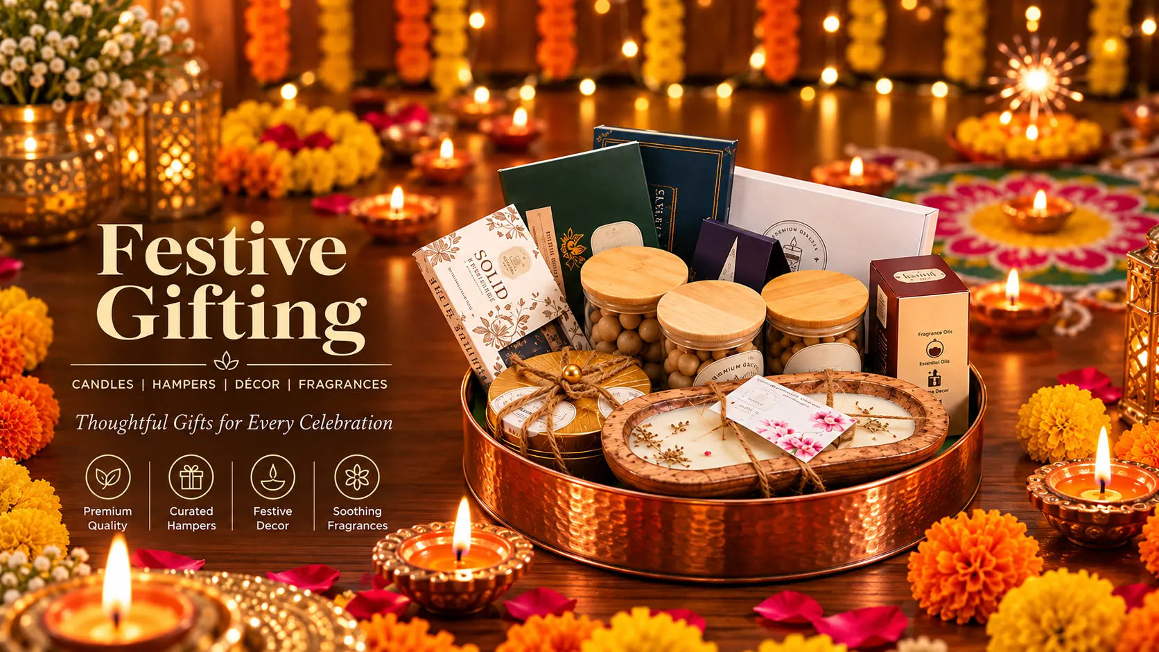 Diwali Candle Gift Sets: How to Create a Beautiful Festive Hamper