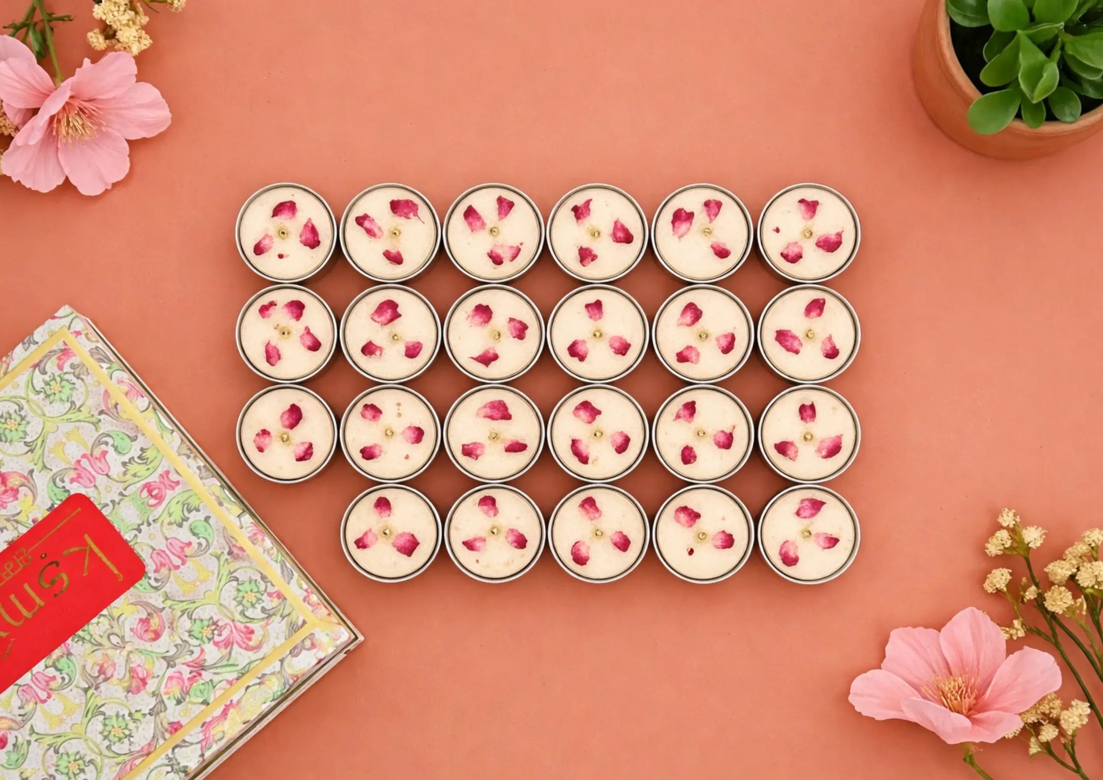 Tea-Light Candles (Rose Scented): Premium Ambience Solutions by KSMA