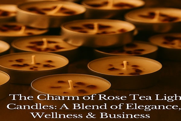 The Charm of Rose Tea Light Candles: A Blend of Elegance, Wellness & Business