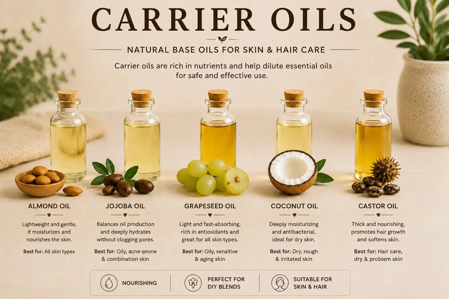 10 Best Carrier Oils for Glowing Skin — Benefits & Uses