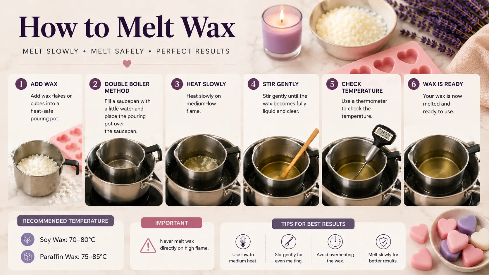 How to Make Wax Melts at Home — Step by Step Guide