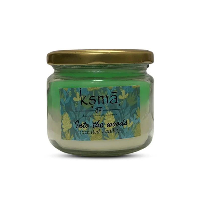 Into The Wood by KSMA – A Long Lasting Jar Candle That Brings Warm Light, Style, and Comfort to Your Space