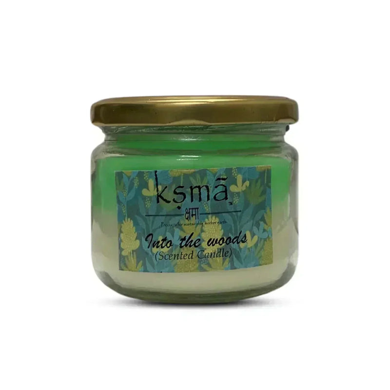 Into The Wood Jar Candle by KSMA — Soft Light, Calm Vibes, Every Day