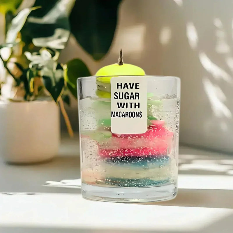 KSMA Have Sugar Macaroon Multi Glass Jar Candle – A Sweet Touch for Your Space