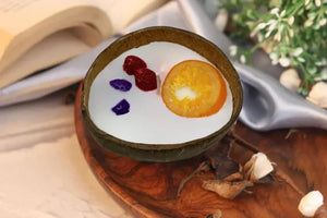 KSMA Coconut Shall Candle Orng Strbrry – A Stylish Bowl Candle for Sweet and Cozy Living