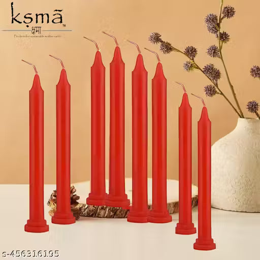 KSMA Pillar Candle Set for Home Decor, Events, and Everyday Use
