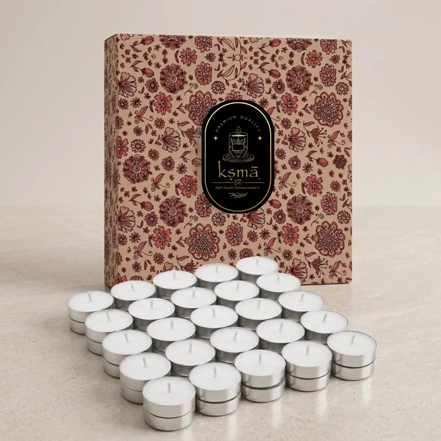 SET OF 50 TEALIGHT CANDLES