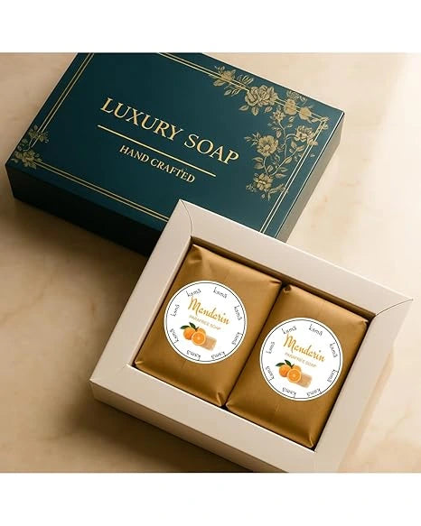 Luxury Handcrafted Soap  (Mandarin Fragrance)