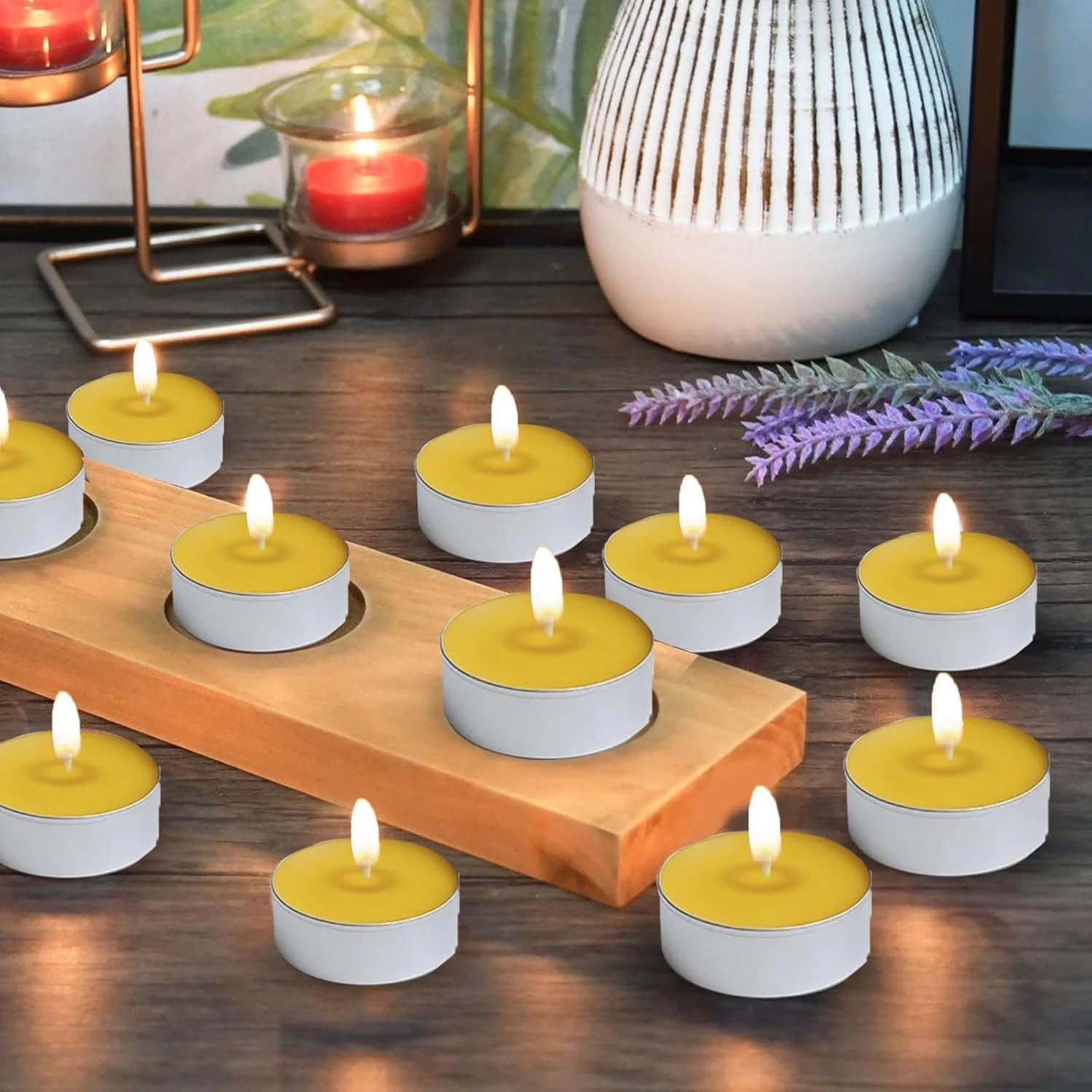 Ghee Diya Tealight Candles (Set Of 30)