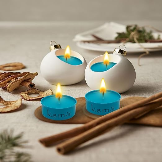 Ksma Tea-Light Candles Set of 20 Bubblegum Tealight (Bubble Gum Scented) Burning 4hr