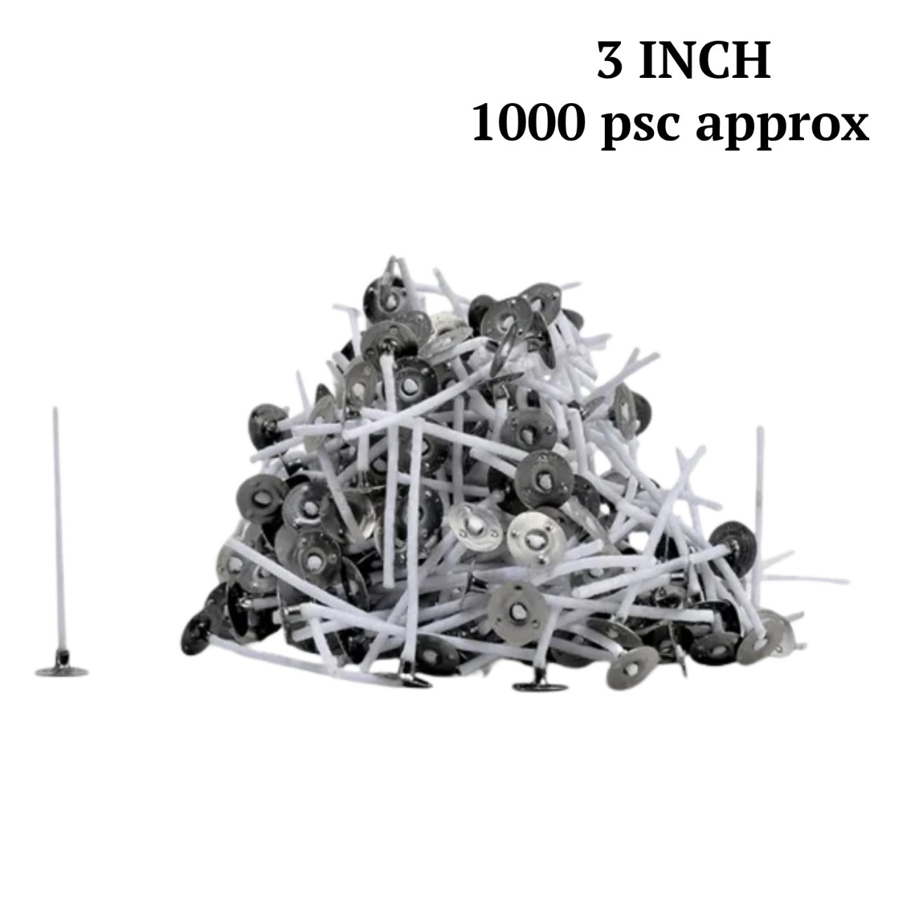 KSMA 3-Inch Candle Wicks – Small Wick, Big Glow