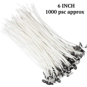 KSMA 6" Candle Wicks – Tall Wicks, Steady Flame