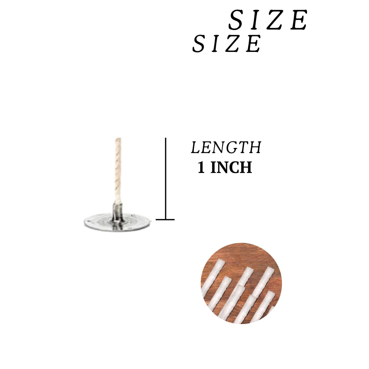 KSMA 1-Inch Candle Wicks – Small But Mighty