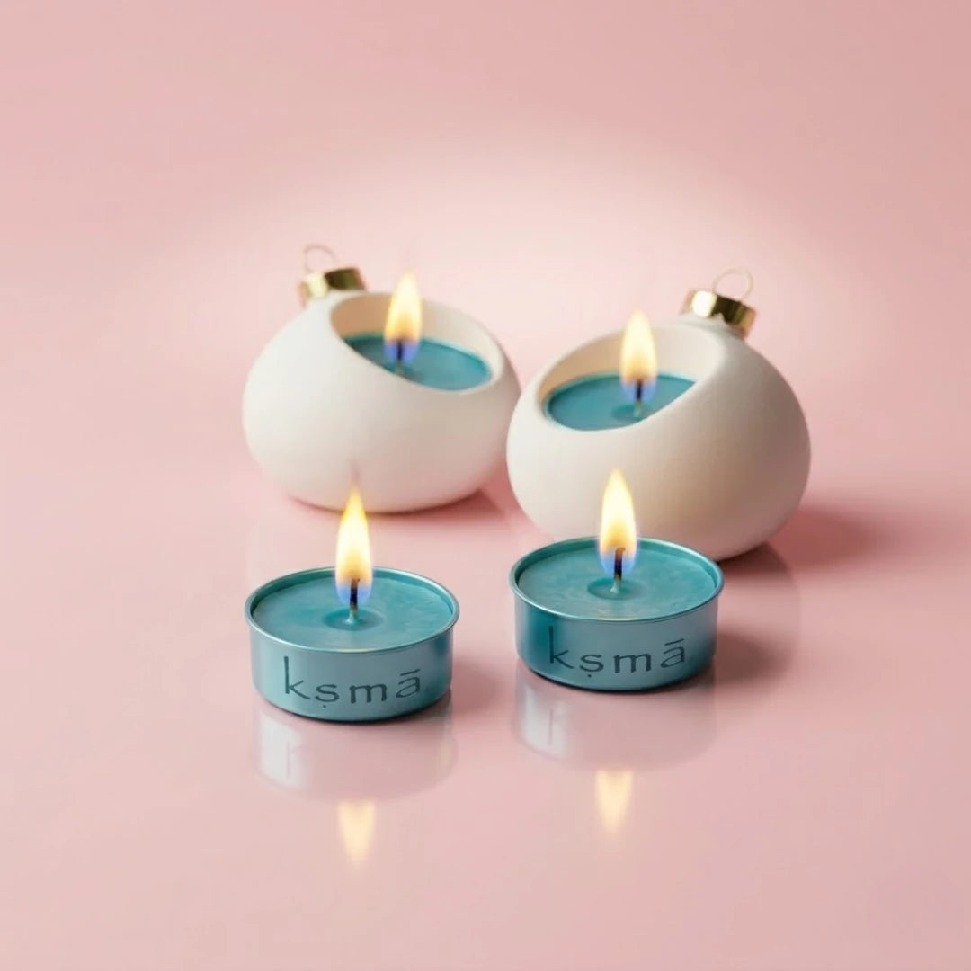Set of 20 bubblegum scented tealight candles