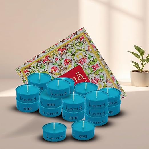 Ksma Tea-Light Candles Set of 20 Bubblegum Tealight (Bubble Gum Scented) Burning 4hr