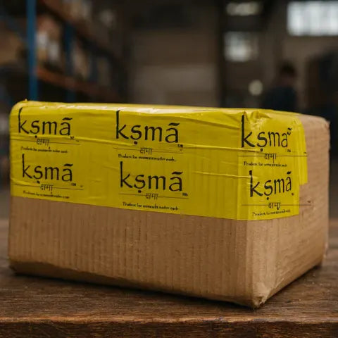Carnauba wax boxes arranged for storage and distribution