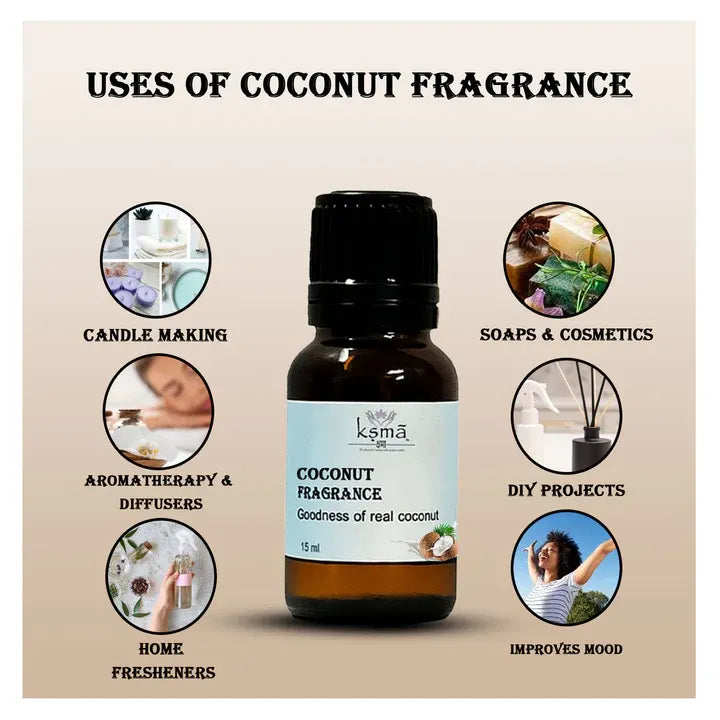 coconut fragrance oil uses for candle making and diffusers