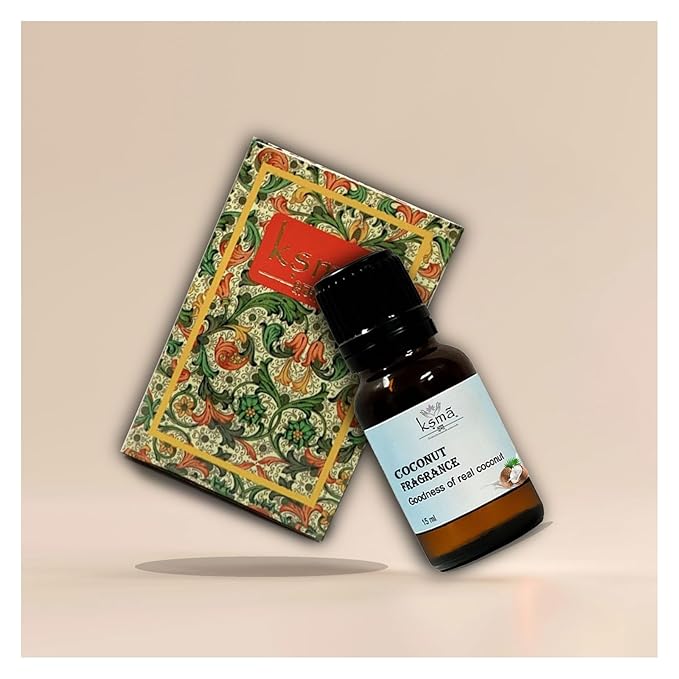 Ksma Coconut Fragrance 15ml for DIY Candles, Soaps, Perfumes & Skincare |