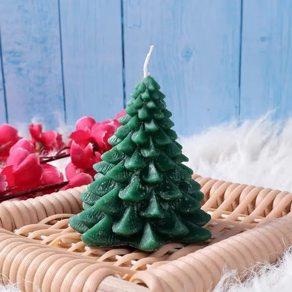 Set 2 Tree Candle (Green)