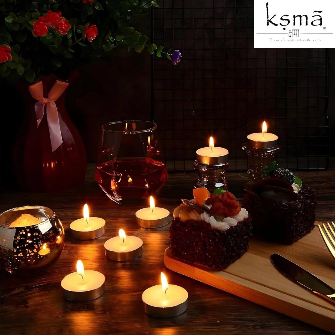 Set Of 30 Tealight Candles