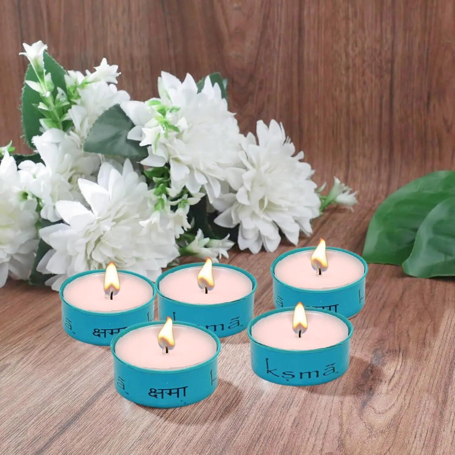 Set of 30 Rainwood Forest Tealight