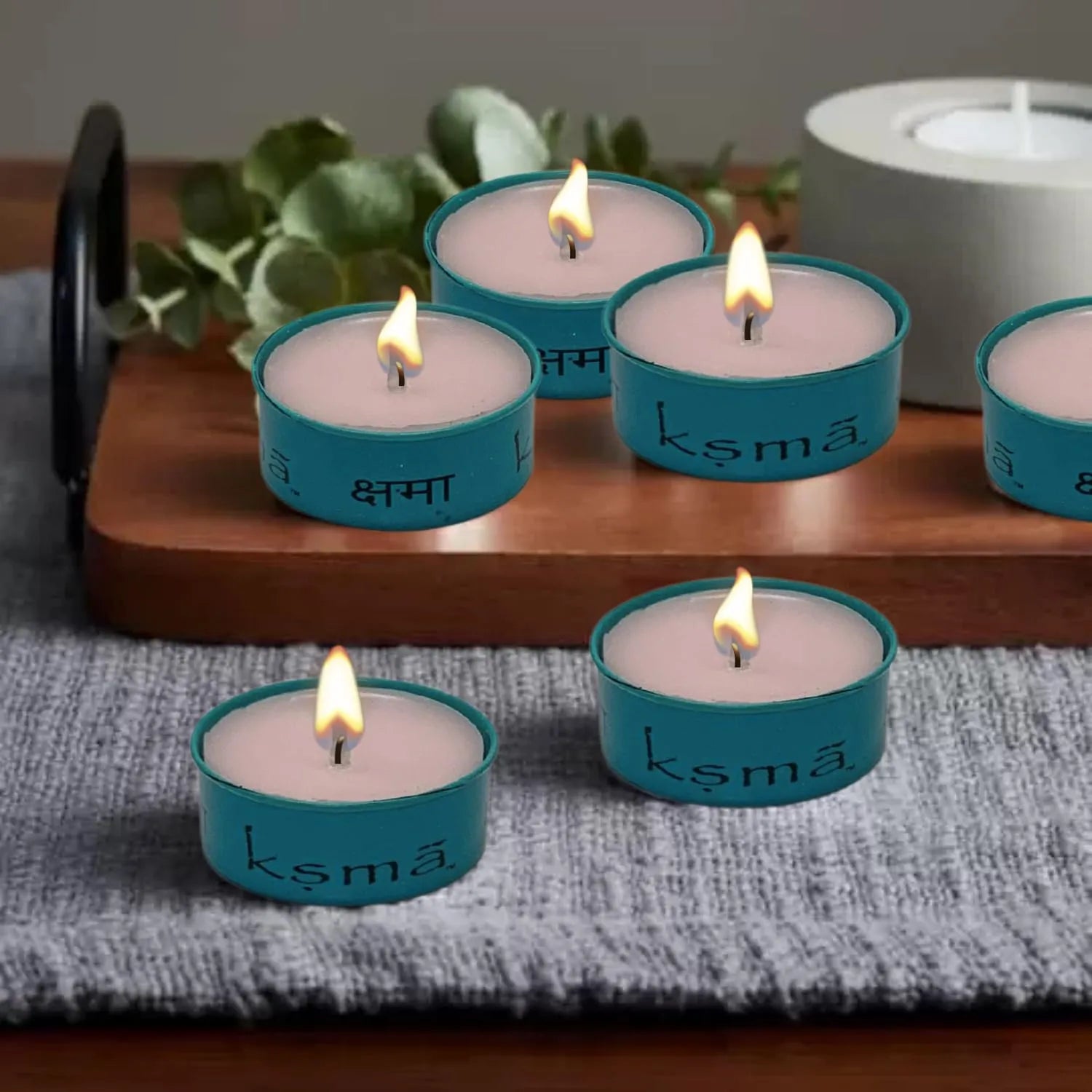 Set of 30 Rainwood Forest Tealight
