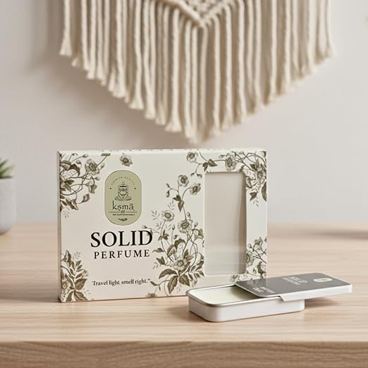 Solid Perfume (British Oud Scented) Luxury Long Lasting Balm Perfume for Men & Women | Alcohol-Free Natural Wax Perfume | Pocket Size Travel Friendly | Premium Royal Oud Fragrance