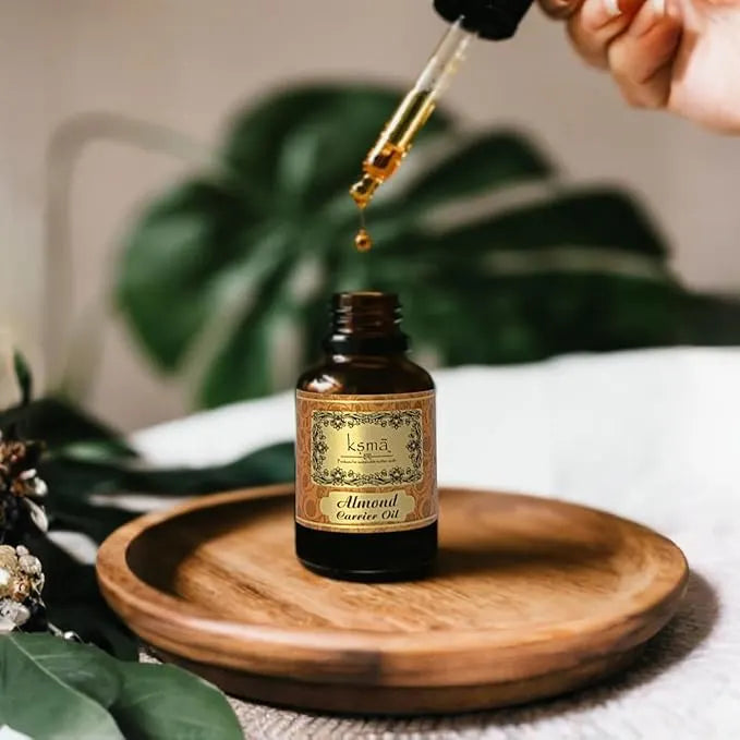 KSMA almond oil 15ml bottle with dropper product image