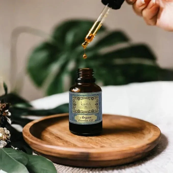KSMA argan oil bottle with dropper product image