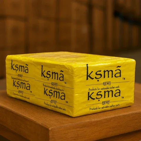 Packed beeswax blocks for bulk candle production material