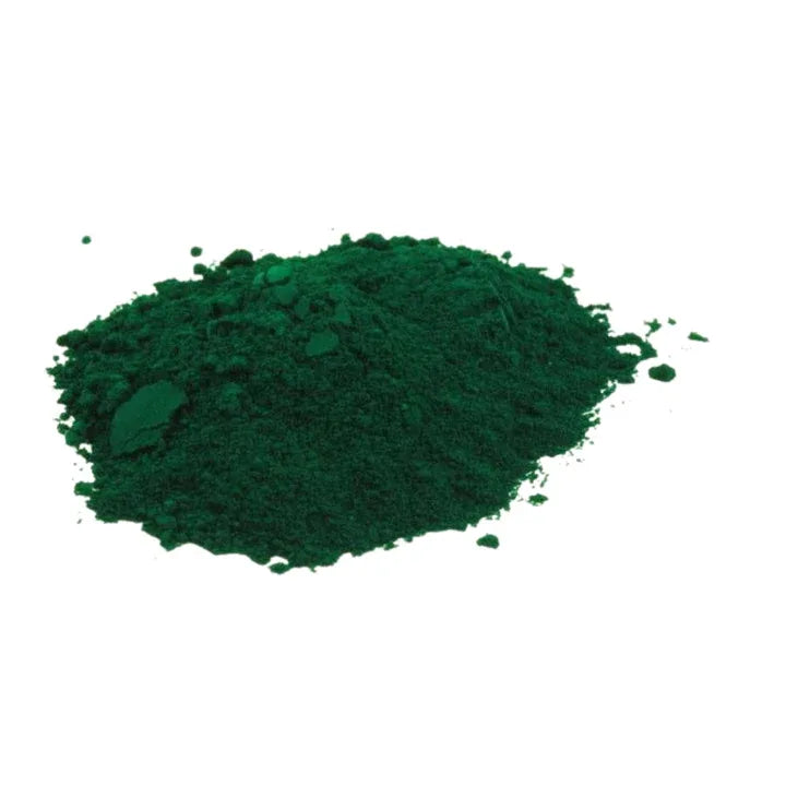 Green candle pigment color sample for candle making