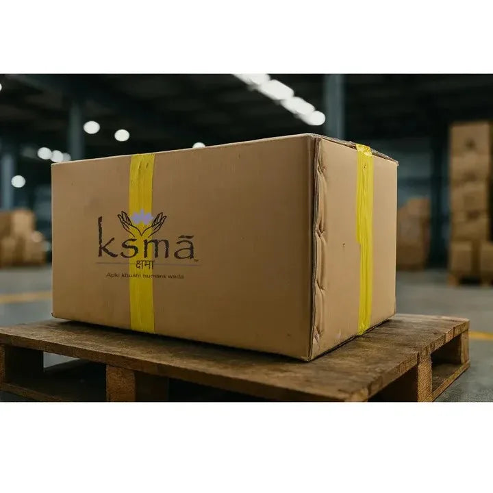 Microcrystalline wax bulk packaging box by KSMA in storage warehouse