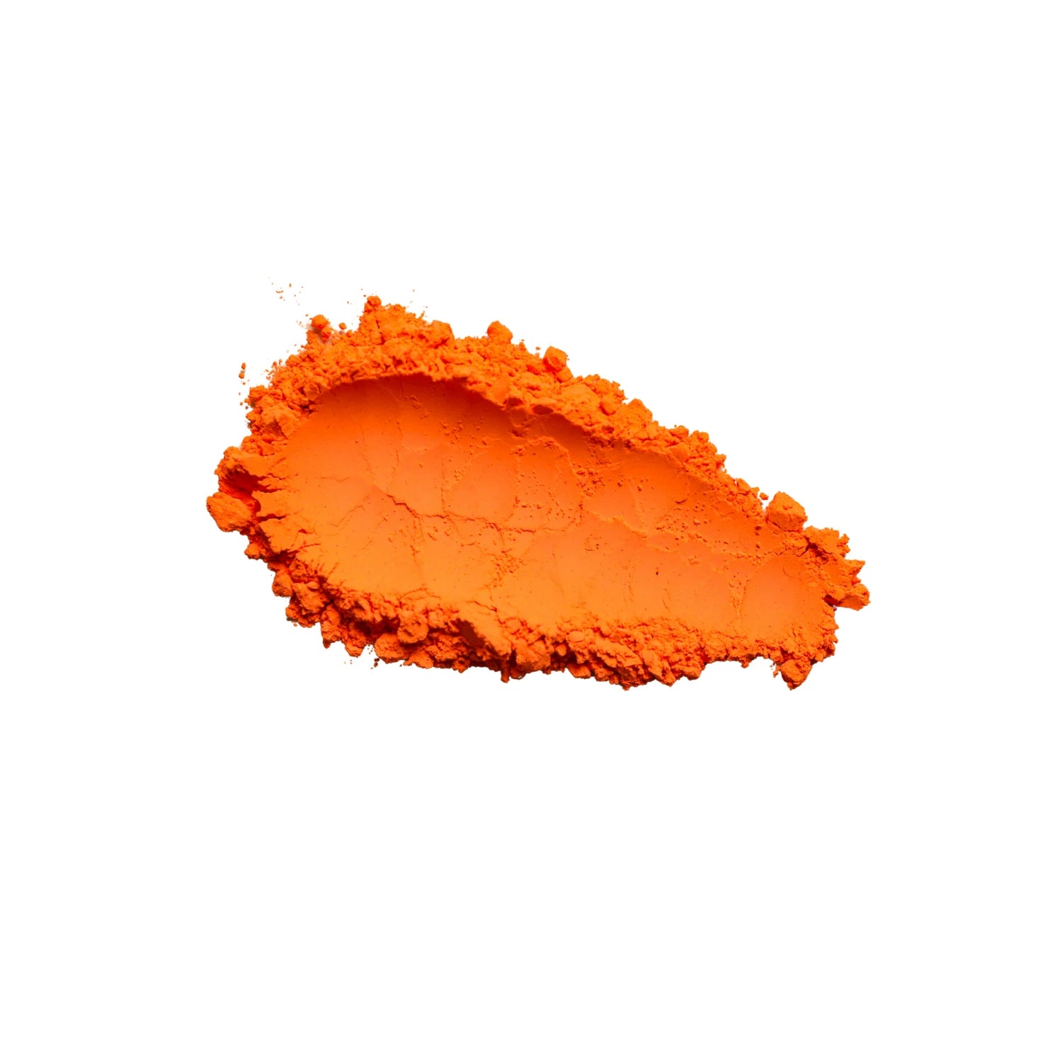 Orange candle pigment powder texture for wax coloring