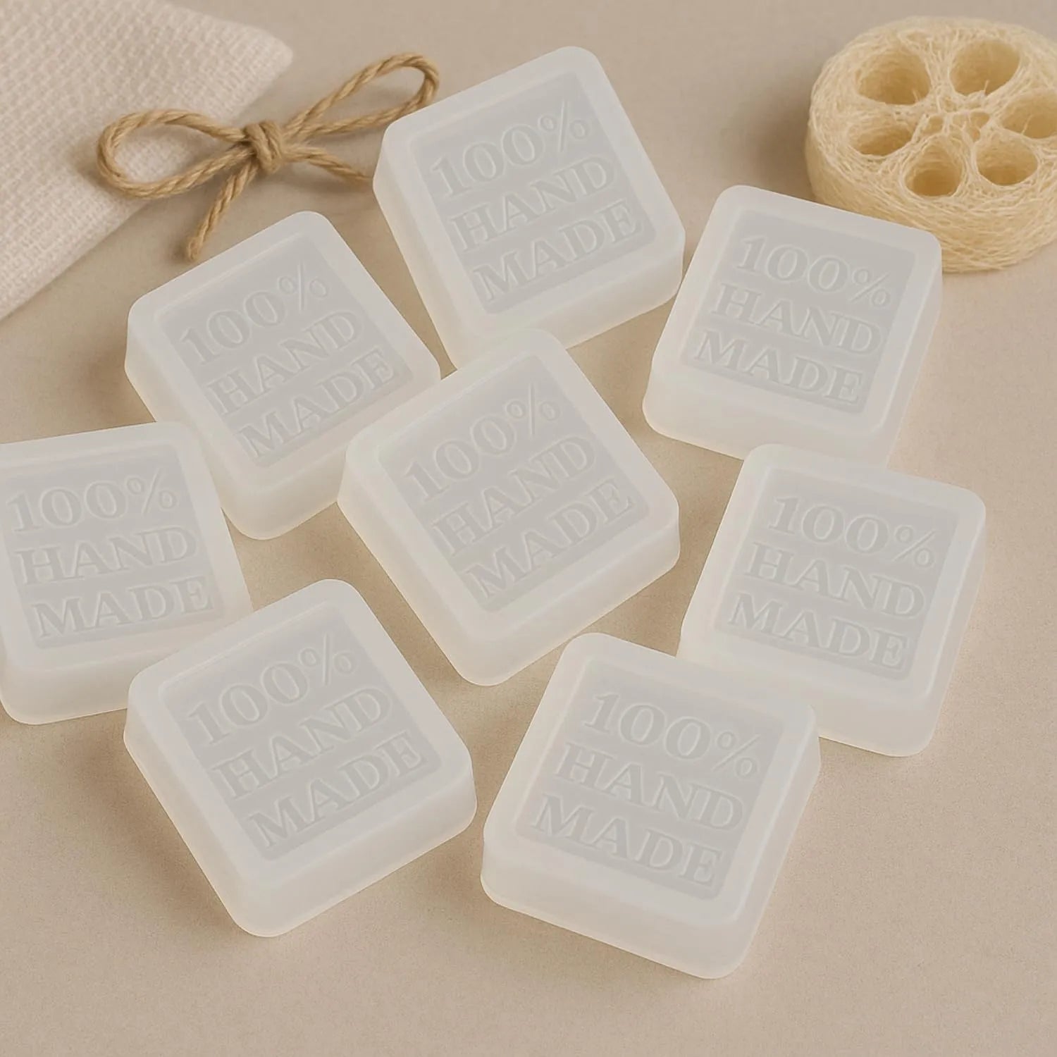 White paraffin wax cubes for making smooth and even burning candles