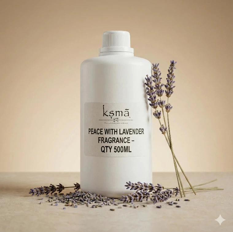 Peace with lavender fragrance oil product image with lavender theme setup