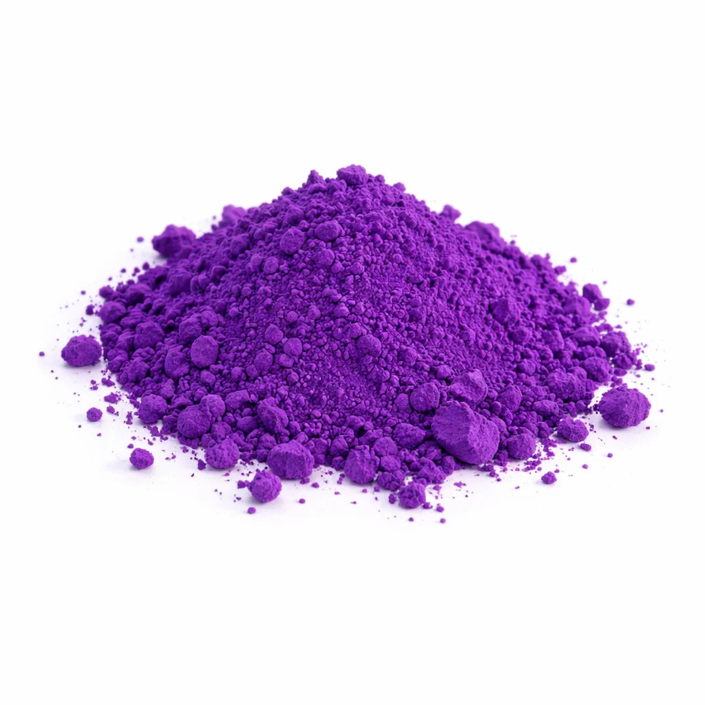 Purple candle pigment powder texture for wax coloring