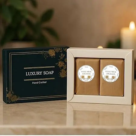 Ksma Luxury Handcrafted Goat Milk & Mandarin Soap (Mandarin Spooky Wood Fragrance)