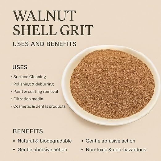 Ksma Walnut Shells Grit 250g (Grade 30-40)