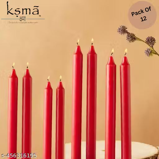 Pillar Candle Set Of 12